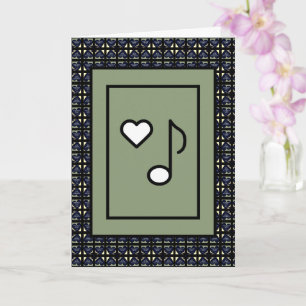 Carte LOVE What you're Do Greeting Card by Adiela Akoo