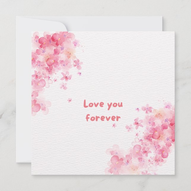 Carte Love You Forever (Devant)
