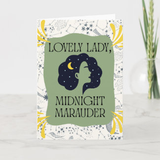 Carte Lovely Lady Greeting Card