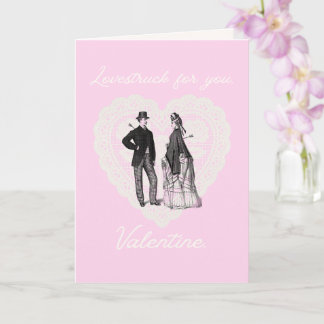 Carte Lovestruck for you, Valentine Valentine's Day Card
