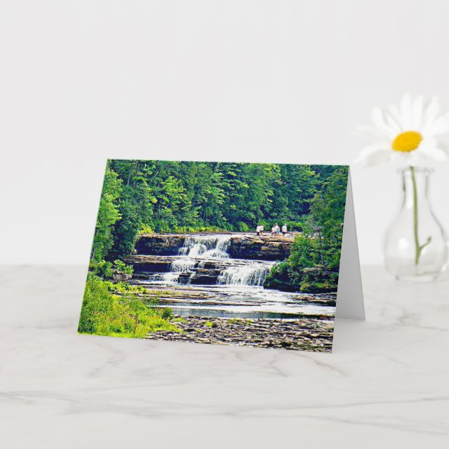 Carte Lower Tahquamenon Falls State Park, MI Anniversair (Petite plante)