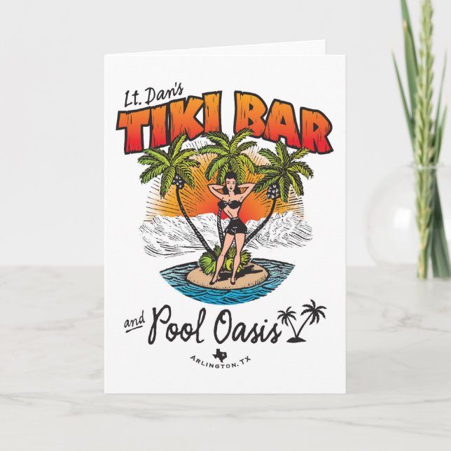 Carte Lt. Dan's Tiki Bar & Pool Oasis Bikini Babe (Devant)