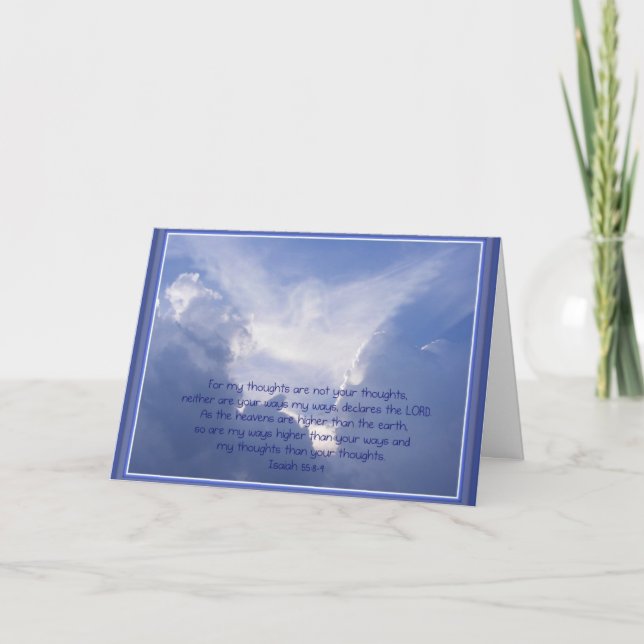Carte Luc 4:10, Les anges vous surveillent, Encouragemen (Devant)