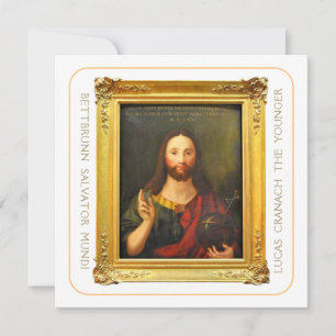 Carte Lucas Cranach le plus jeune Salvator Mundi Hi-Def