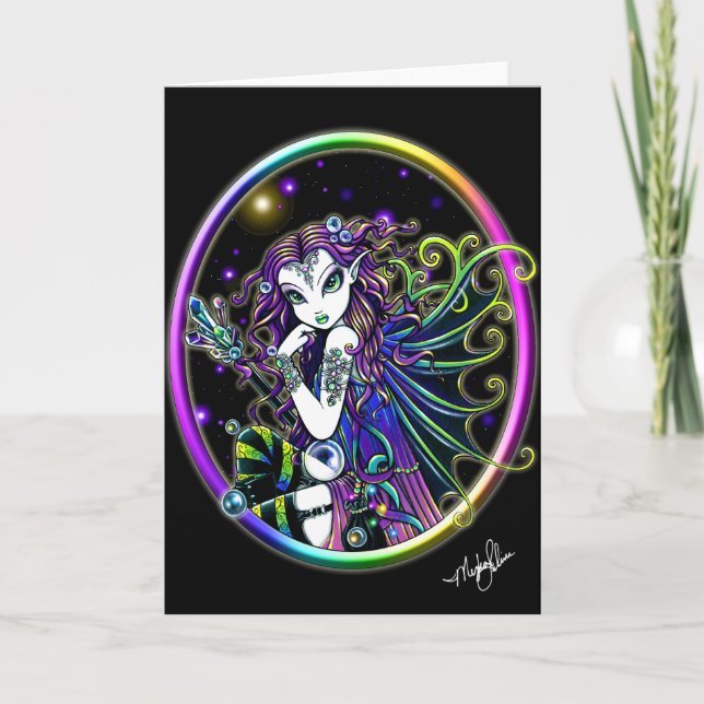 Carte Lucida Crystal Rainbow Fairy Card (Devant)