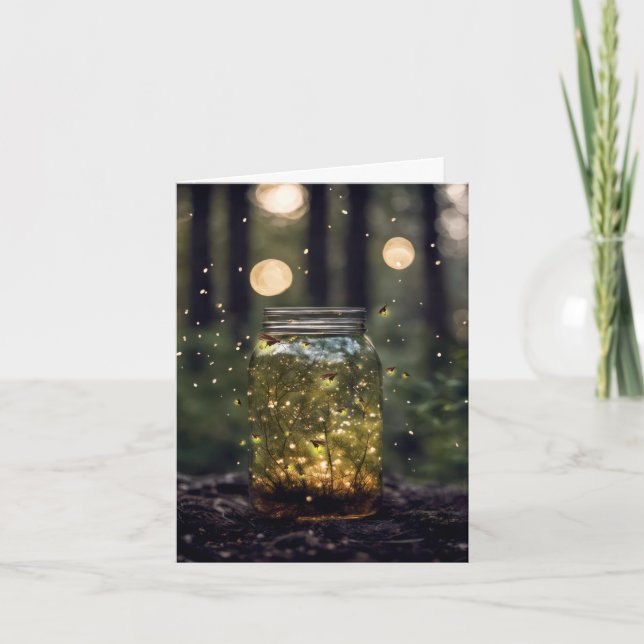 Carte Lucioles À L'Anniversaire De Jar (Devant)