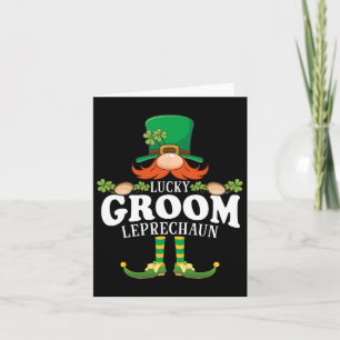 Carte Lucky Groom Leprechaun Funny St. Patricks Day
