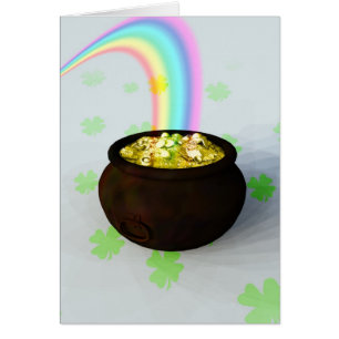 Carte Lucky Pot of Gold