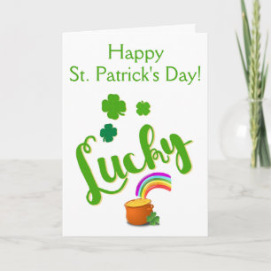 Carte Lucky St. Patrick's Day Card