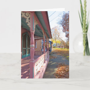 Carte Lumière d'automne sur Cottage Row - Martha's Viney