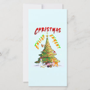 Carte Lumière de Noël