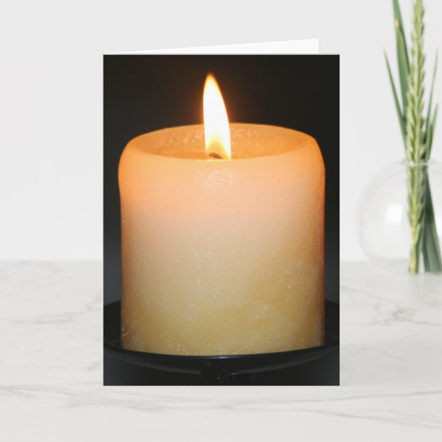 Carte lumière des bougies (Devant)