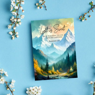 Carte Lumière est Ecclesiastes doux 11:7