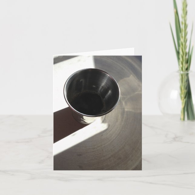 Carte lumière inoxydable (Devant)