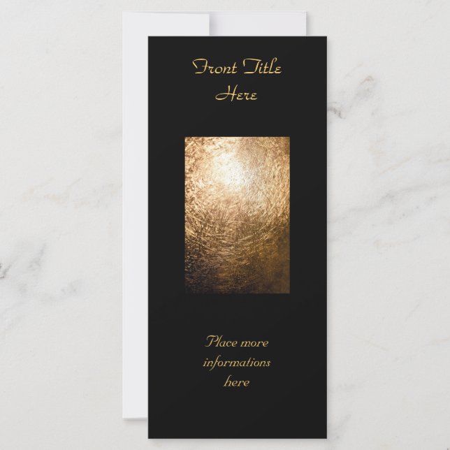 Carte Lumière Or 001 (Devant)