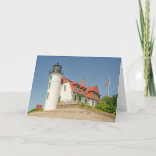 Carte Lumière sur le phare de Point Betsie