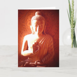 Carte Lumière tombant sur Bouddha