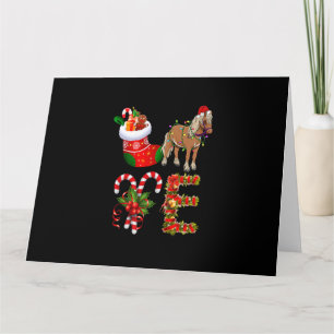 Carte Lumières de Noël pour cheval LED Chapeau de Noël d