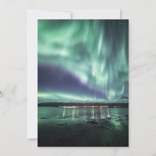 Carte Lumières du Nord en Norvège (Devant)