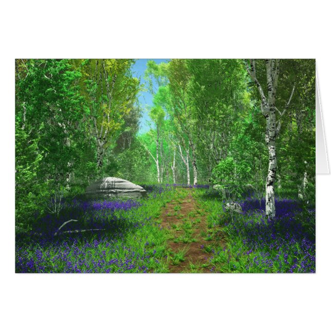 Carte lumineuse Bluebell (Devant horizontal)