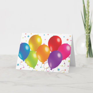 Carte lumineuse et gaie de joyeux anniversaire