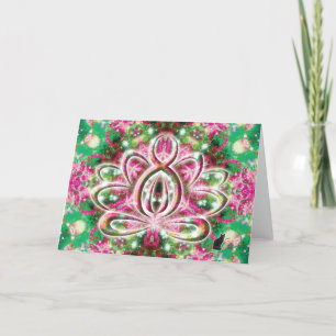 Carte Lumineuse Zen Lotus