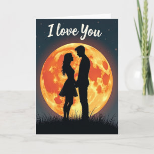 Carte Lunaire pour Couple Romantique