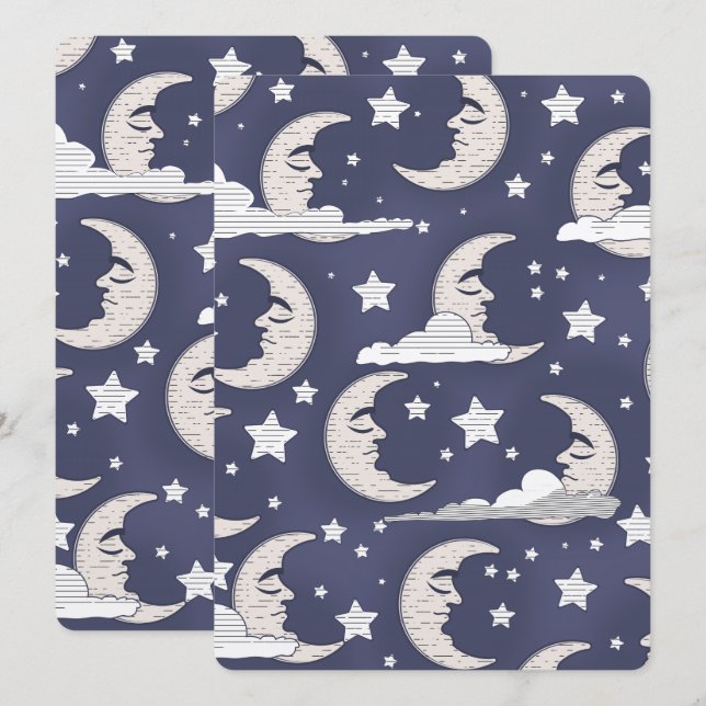 Carte Lune (Devant / Derrière)