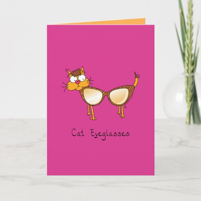 Carte Lunettes de vue pour chat - Lunettes de vue pour o (Devant)
