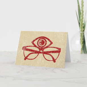 Carte Lunettes de vue vintages