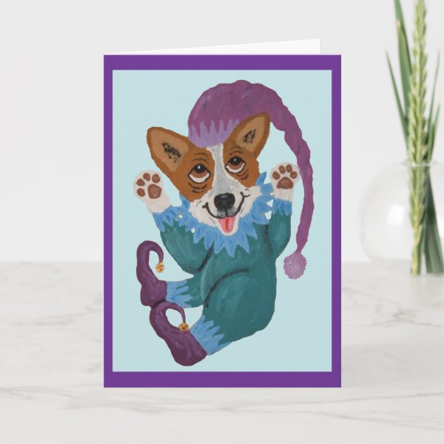 Carte Lutin corgi (Devant)