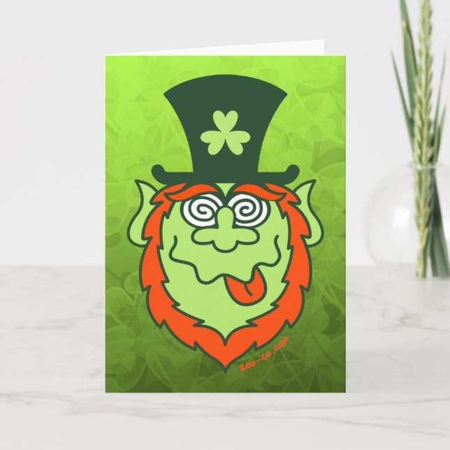 Carte Lutin fou du jour de St Patrick (Devant)