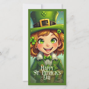 Carte Lutin joyeux - Saint-Patrick Chanceux