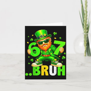 Carte Lutin six sept bruh pour fille enfant femmes st