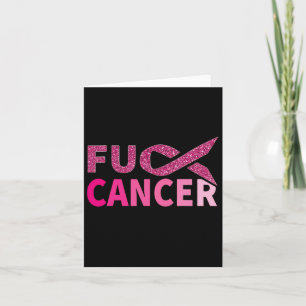 Carte Lutte contre le cancer Ruban rose Sensibilisation 