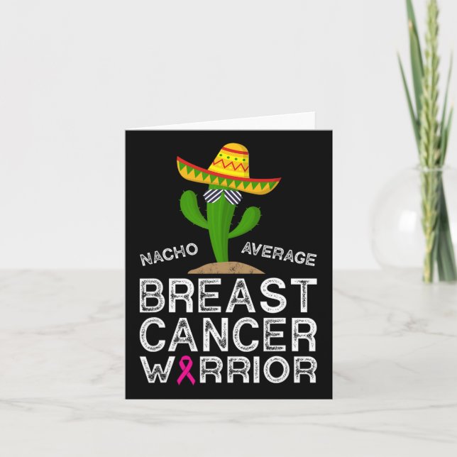 Carte Lutte contre le cancer Soutien Funny Cancer Fighte (Devant)