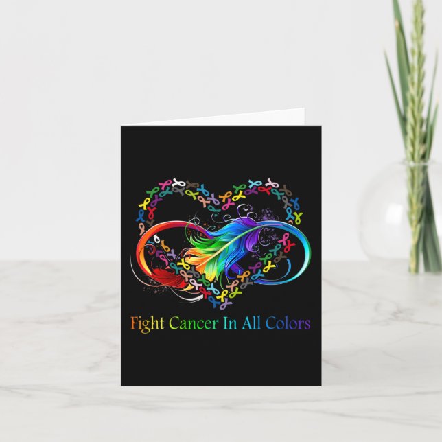 Carte Lutter contre le cancer dans toutes les couleurs L (Devant)