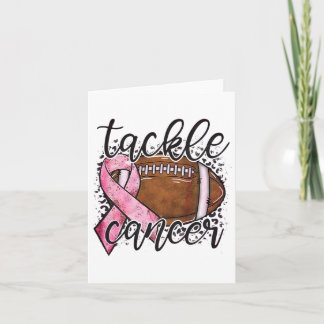 Carte Lutter contre le cancer du sein Footbyll Pink Ribb