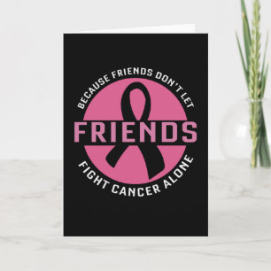 Carte Lutter seul contre le cancer amis qui corresponden