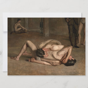 Carte Lutteurs (par Thomas Eakins)