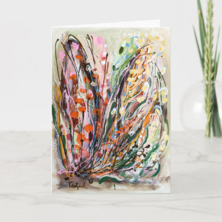 Carte luxuriante de la vie