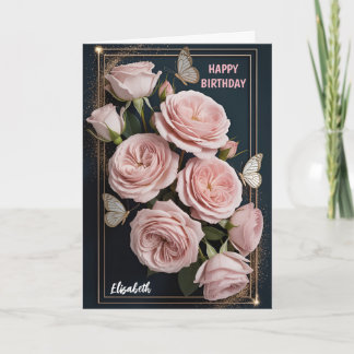 Carte Luxury Rose Birthday 