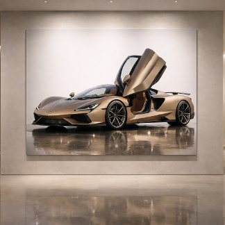 Carte Luxury Supercar  – Champagne Gold Hypercar 