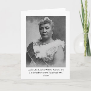 Carte Lydia LiliGu Loloku Walania KamakaGéha, c1898