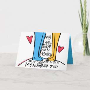 Carte Lymphedema Primaire "Always Number One"