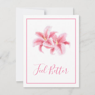 Carte Lys Stargazer Rose