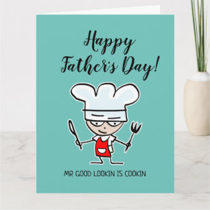 Carte M. bon look est cuisine Happy Fête des pères