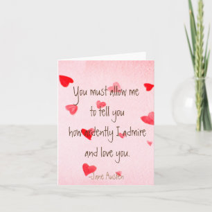 Carte M. Darcy Valentine