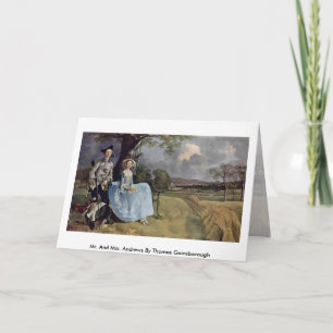 Carte M. Et Mme Andrews Par Thomas Gainsborough