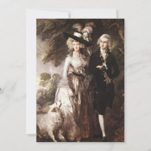 Carte M. et Mme William Hallett de Thomas Gainsborough